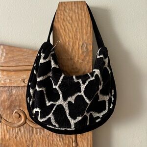 Cow print purse y2k